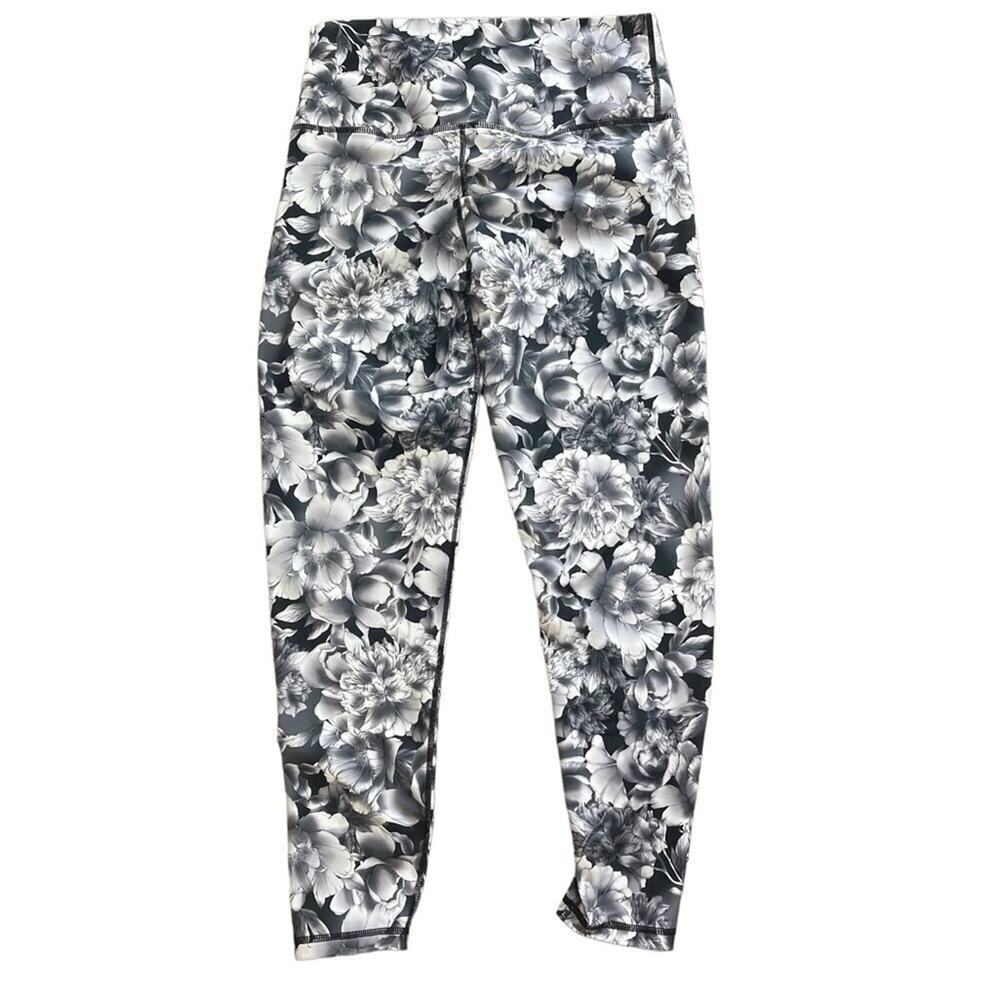 Define Your Inspiration Cabbage Rose Full Length Leggings, Yoga, Active Lounge L - Picture 2 of 6